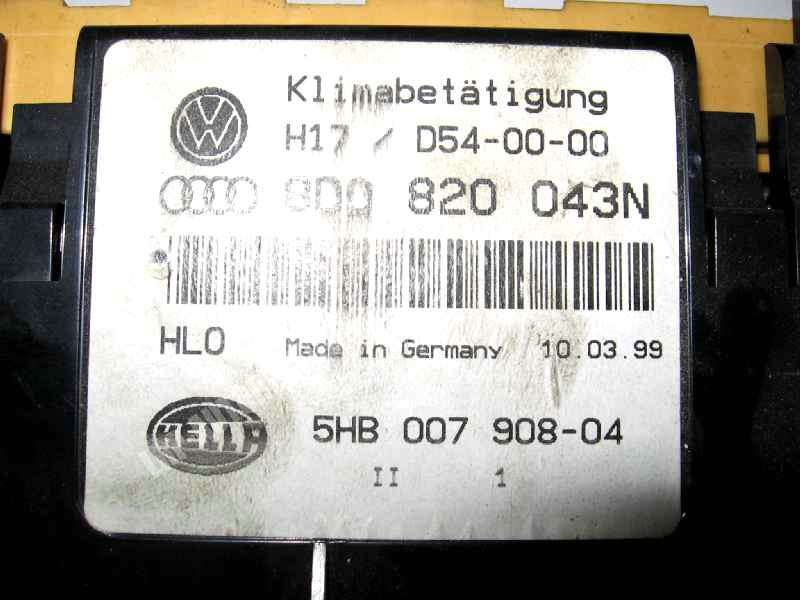 Audi A4 B5 8D Heizungsregulierung Klimabedienteil 8D0820043N 5HB00790804 BJ1999